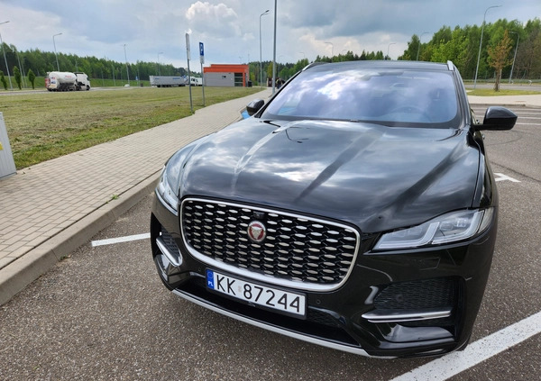 Jaguar F-Pace cena 209900 przebieg: 30500, rok produkcji 2021 z Warszawa małe 596